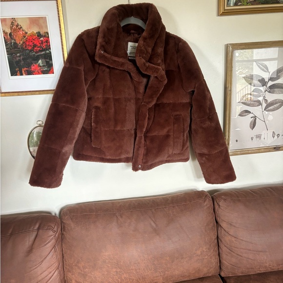 Abercrombie & Fitch Chocolate Teddy Jacket - Picture 3 of 5